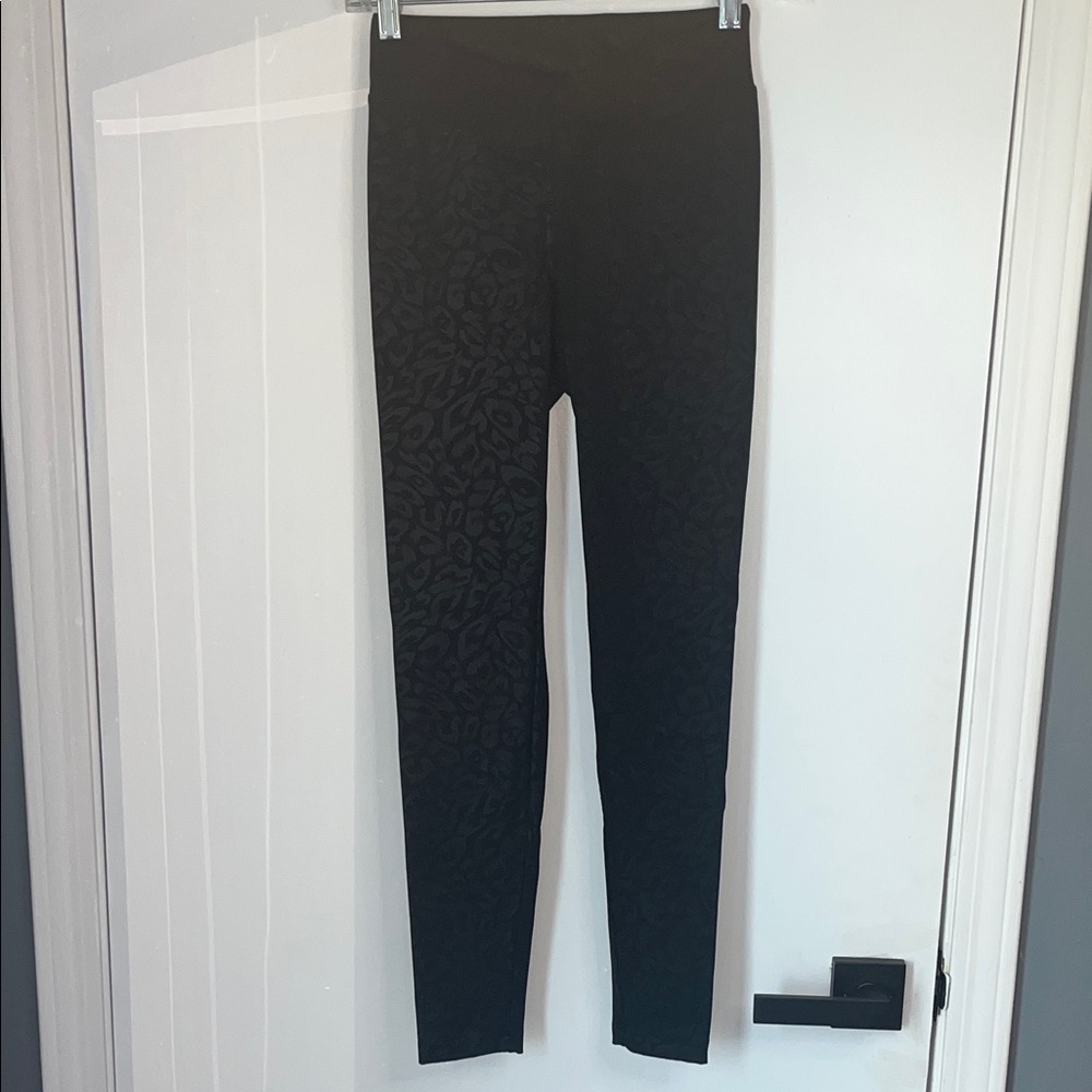 Black Patterned Leggings